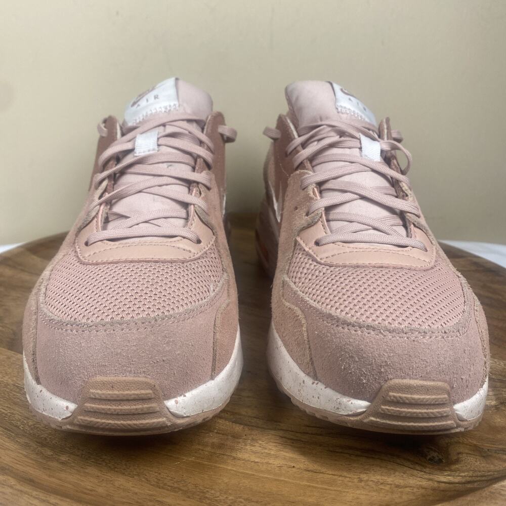Nike Air Max Women's Dusty Pink/White Athletic Sneakers - Picture 4 of 9